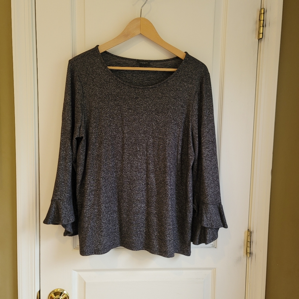 Ann Taylor Factory bell sleeve blouse